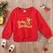 Boys and girls do not add velvet vests foreign style children's Christmas tops